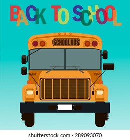 School bus - vector illustration