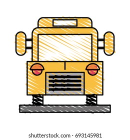 school bus vector illustration