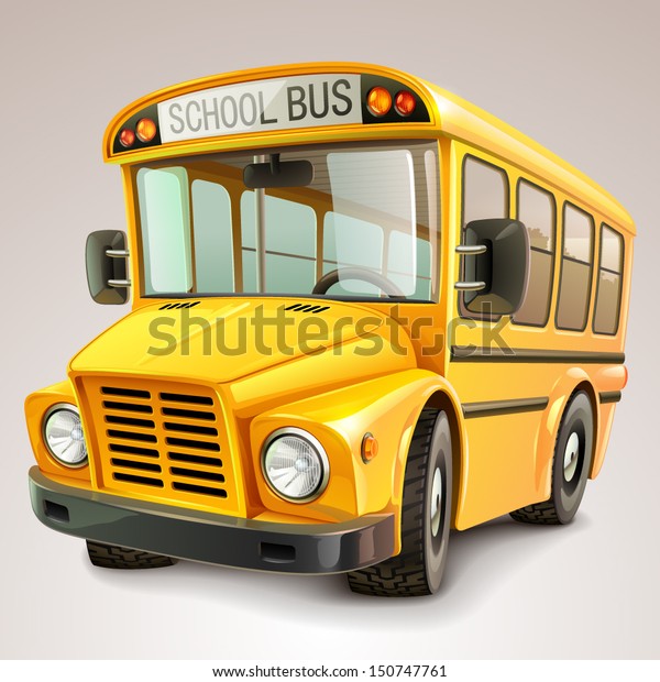 School bus vector\
illustration