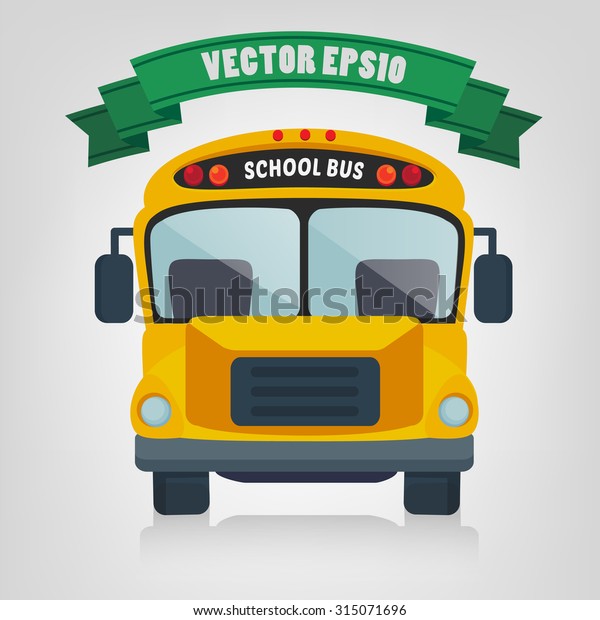 School Bus, vector\
illustration