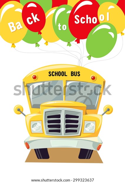School bus vector illustration. illustration Back\
to School