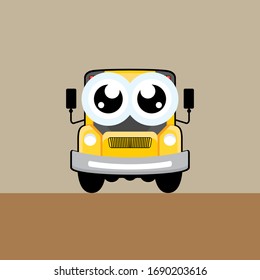 Logos für die Vektorillustration von Schulbussen sind Bustypen, die sich im Besitz einer Schule oder eines Schulbezirks befinden, gemietet, vertraglich vereinbart oder von einer Schule oder einem Schulbezirk betrieben werden