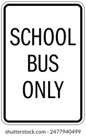 Señal de advertencia y etiquetas de autobús escolar