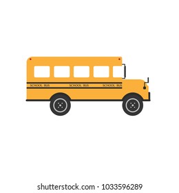 School bus.Illustration on white background