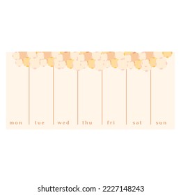 School business diary. Office stationery notebook on isolated background