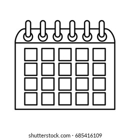school calendar on new year for study