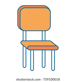 school chair isolated icon