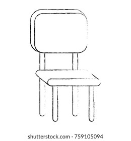 school chair isolated icon