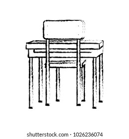 School chair and table design