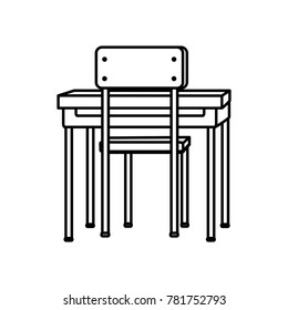 School chair and table design