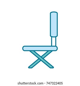 school chair  vector illustration