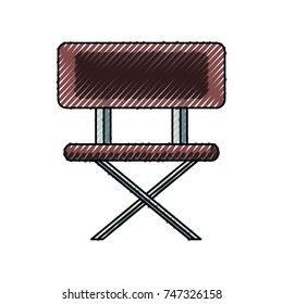 school chair vector illustration