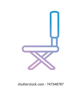 school chair  vector illustration