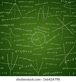School chalk board vector illustration background