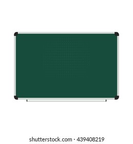 School Chalkboard in a flat style isolated on white background.Vector illustration