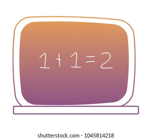school chalkboard icon