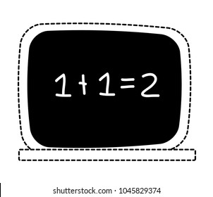 school chalkboard icon