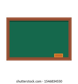 School Chalkboard Icon Over White Background Stock Vector (royalty Free 