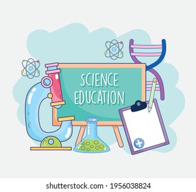 educación en ciencias del microscopio escolar