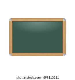 School chalkboard vector illustration