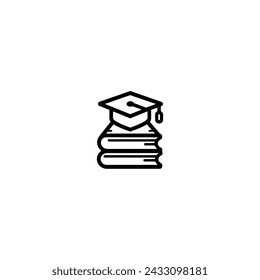 Personaje escolar e icono de educación  