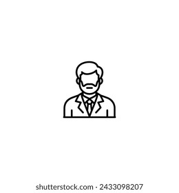 Personaje escolar e icono de educación  