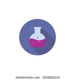 school chemical material flat icon illustration