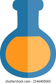 Chemieklasse der Schule, Illustration, Vektorgrafik auf weißem Hintergrund.