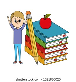 school child cartoon
