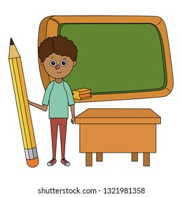 school child cartoon