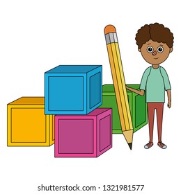 school child cartoon