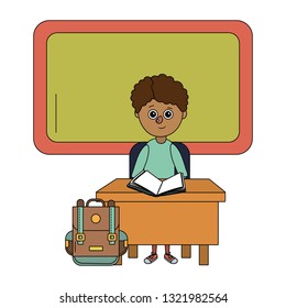 school child cartoon