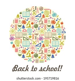 School children background 