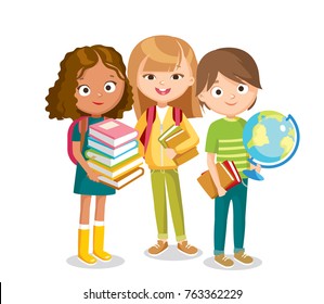 School Children Books Stock Vector (Royalty Free) 763362229 | Shutterstock