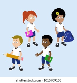 school childrens and supplies