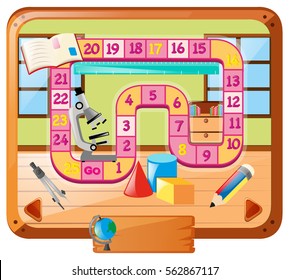 School classroom board game