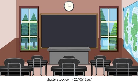 Innenarchitektur der Schule