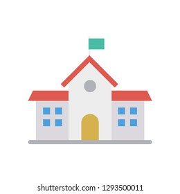 School College Building Stock Vector (Royalty Free) 1293500011