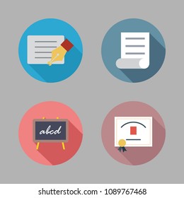 school color icon.set