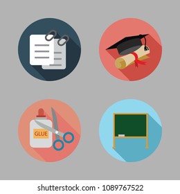 school color icon.set
