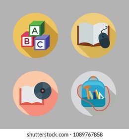 school color icon.set