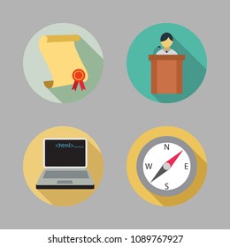 school color icon.set