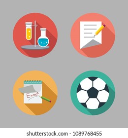 school color icon.set