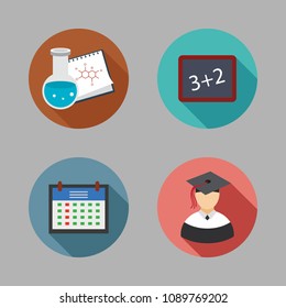 school color icon.set