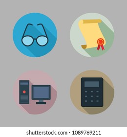 school color icon.set