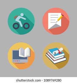 school color icon.set
