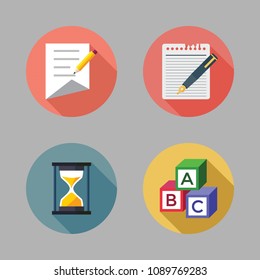 school color icon.set