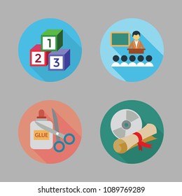 school color icon.set