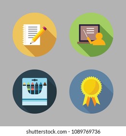 school color icon.set