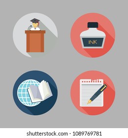 school color icon.set